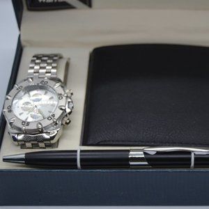 Cote d’ Azur Men’s Set: Watch, Wallet, Pen